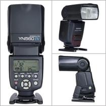 Flash Yongnuo YN560 IV para Canon/Nikon/Sony + Difusor + Rebatedor