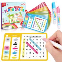 Flashcards Educativos SMALL FISH Jogo de Palavras com Pintura à Água Flashcards Educativos SMALL FISH Jogo de Palavras com Pintura à Água