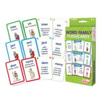 Flashcards Junior Learning JL216 Word Family, tamanho médio Flashcards Junior Learning JL216 Word Family, tamanho médio