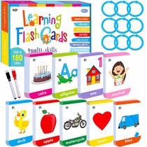Flashcards SpriteGru 180 Toddler Learning com marcador apagável Flashcards SpriteGru 180 Toddler Learning com marcador apagável