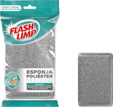 Flashlimp Esponja Multiuso Poliéster Para Louças Limpa Sem Riscar - Flash Limp