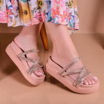 Flat luz strass super estilosa,sensação do momento Flat luz strass super estilosa,sensação do momento