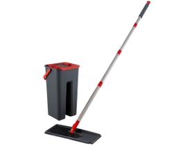 Flat Mop Rodo Lava E Seca Com Balde E 1 Refil