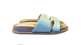 Flat rasteira verde matte Labourê