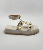 Flatform Bahamas com Triangle metalizadas Off-White