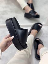 Flatform Papete Feminina Maya Preta Flatform Papete Feminina Maya Preta
