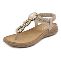 Flats Rhinestone Comfy Round Head Beach Resort Plus Size Flats Rhinestone Comfy Round Head Beach Resort Plus Size