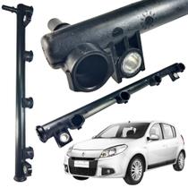 Flauta Bico Injetor Renault Sandero 1.6 16V 2008 A 2014 MBF674 Flauta Bico Injetor Renault Sandero 1.6 16V 2008 A 2014 MBF674