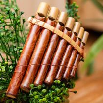 Flauta De Pã 7 Tubos Importada De Bali