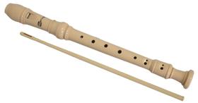 Flauta Doce Germânica -Cor Marfim - Spring