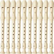Flauta doce germânica yamaha yrs-23g kit com 10 flautas