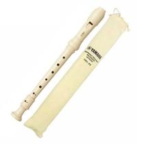 Flauta Doce Germânica Yamaha Yrs23g Soprano Em Abs C/ Estojo