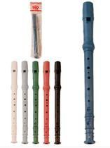 Flauta Doce Instrumento Brinquedo Infantil + Ensino