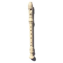 Flauta Doce Soprano Germanica CFL 1 VW Creme - Custom Sound