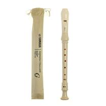 Flauta Doce Soprano Yamaha Germânica Bege YRS-23