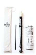 Flauta Doce SUZUKI SRE-80 Soprano de 3 Peças em ABS Flauta Doce SUZUKI SRE-80 Soprano de 3 Peças em ABS