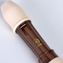 Flauta Doce Yamaha Soprano Barroca Yrs-314blll Ébano Abs