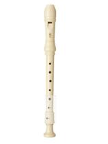 Flauta Doce Yamaha Soprano Germânica Yrs23 Original Creme Flauta Doce Yamaha Soprano Germânica Yrs23 Original Creme