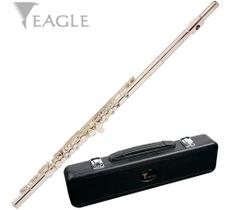 Flauta Eagle Fl-03s Prateada Transversal Dó