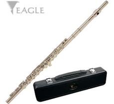 Flauta Eagle Transversal Niquelada Fl03n Nota