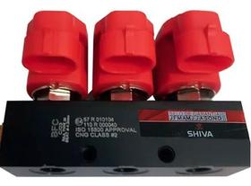 Flauta Kit Gás 5g Gnv 3 Cilindros Universal Valtek