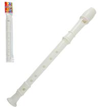 Flauta meu ritmo branca 30cm na solapa Flauta meu ritmo branca 30cm na solapa
