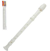 Flauta Meu Ritmo Branca 30Cm Na Solapa