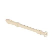 Flauta musical plastico branca 30cm