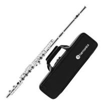 Flauta transversal harmonics hfl-5237 prateada