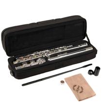 Flauta Transversal Prateada Hofma HFL01S By Eagle