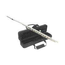Flauta Transversal Profissional SLADE C Com 16 Furos Fechados, Estojo, Pano De Limpeza E Luvas
