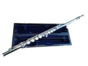 Flauta transversal sankyo prima silver sonic prateada
