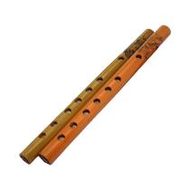 Flauta Vertical De Bambu Tradicional Chinesa De 24cm Com 6 Furos, Instrumento Musical Para