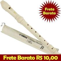 Flauta Yamaha Doce Barroca Soprano Em Abs Yrs24b C/ Estojo