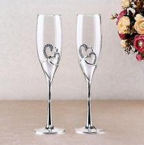 Flautas em forma de coração taça de vinho taças de champanhe para casamento amante de strass copo de casamento cálice de cristal Flautas em forma de coração taça de vinho taças de champanhe para casamento amante de strass copo de casamento cálice de cristal