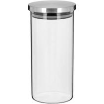 Flavor Pote 21X10X10Cm 1,3L Borosilicato Transp Com Anel Silicone Flavor Pote 21X10X10Cm 1,3L Borosilicato Transp Com Anel Silicone