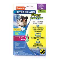 Flea Tick Drops Hartz UltraGuard Pro para cães 1,43 kg