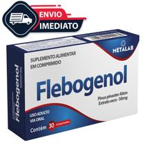 Flebogenol 50mg 30 Cp Extrato Seco de Pinus Pinaster Aiton