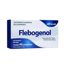 Flebogenol Pinus Pinaster 50mg Caixa Com 60comp = Flebon - Metalab