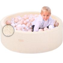 Fleece de pelúcia Foam Ball Pit Toodly Beige para bebês