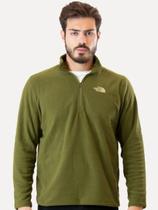 Fleece Glacier 1/4 Zip Masc - Verde Oliva - The North Face Fleece Glacier 1/4 Zip Masc - Verde Oliva - The North Face