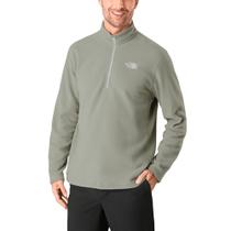 Fleece Masculino Glacier 1/4 Zip Clay Grey - The North Face