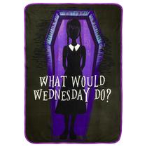 Fleece Throw Silver Buffalo Wednesday The Addams Family 45x60cm