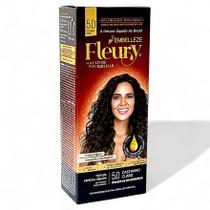 Fleury 5.0 Castanho Claro Coloração Permanente Tinta de Cabelo