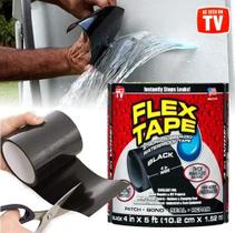 Flex Tape Superfita Flex Seal Original 10x150cm Preto - VDs Impots Flex Tape Superfita Flex Seal Original 10x150cm Preto - VDs Impots