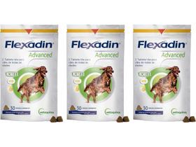 Flexadin Advanced 30 Tabletes - Vetoquinol - 3 Unidades