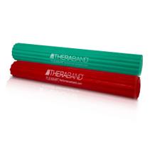 FlexBar Theraband - Barra Terapêutica para Cotovelo (2 Unidades - Vermelha/Verde)