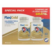 Flexigold Colágeno Tipo 2 - Kit 60 Cápsulas De Vitaminas Herbamed