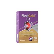 Flexigold HA Colageno Tipo 2 Acido Hialuronico Suplemento Com 60 Capsulas - Herbamed