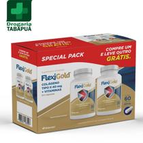FlexiGold - Herbamed Compre 30cps Leve 60cps Colágeno tipo 2